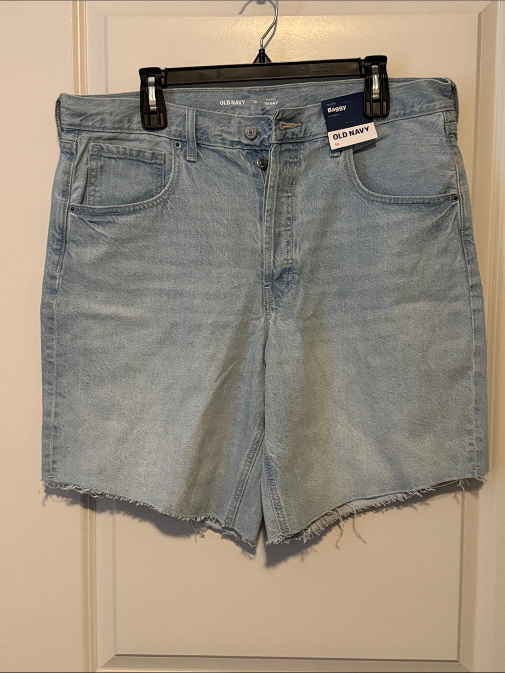 Old Navy Light Wash Denim Bermuda Shorts
